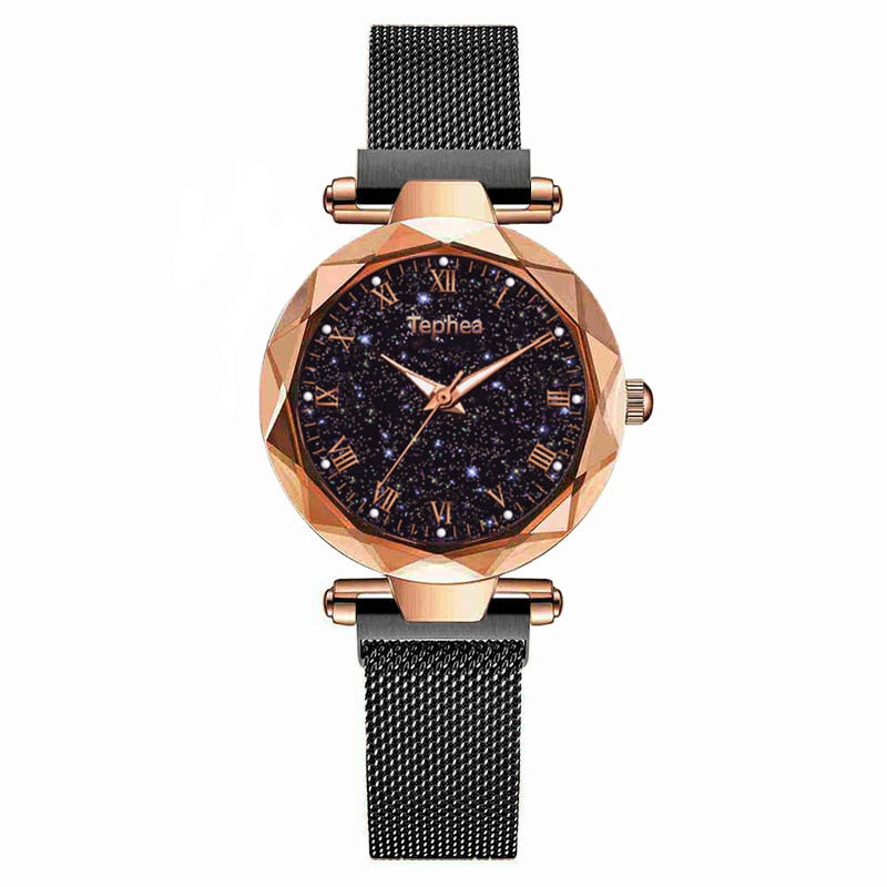 2021 Ladies Wrist Watch Starry Sky Magnetic Women Watch Luminous Luxury Waterproof Female Watch For relogio feminino Reloj Mujer