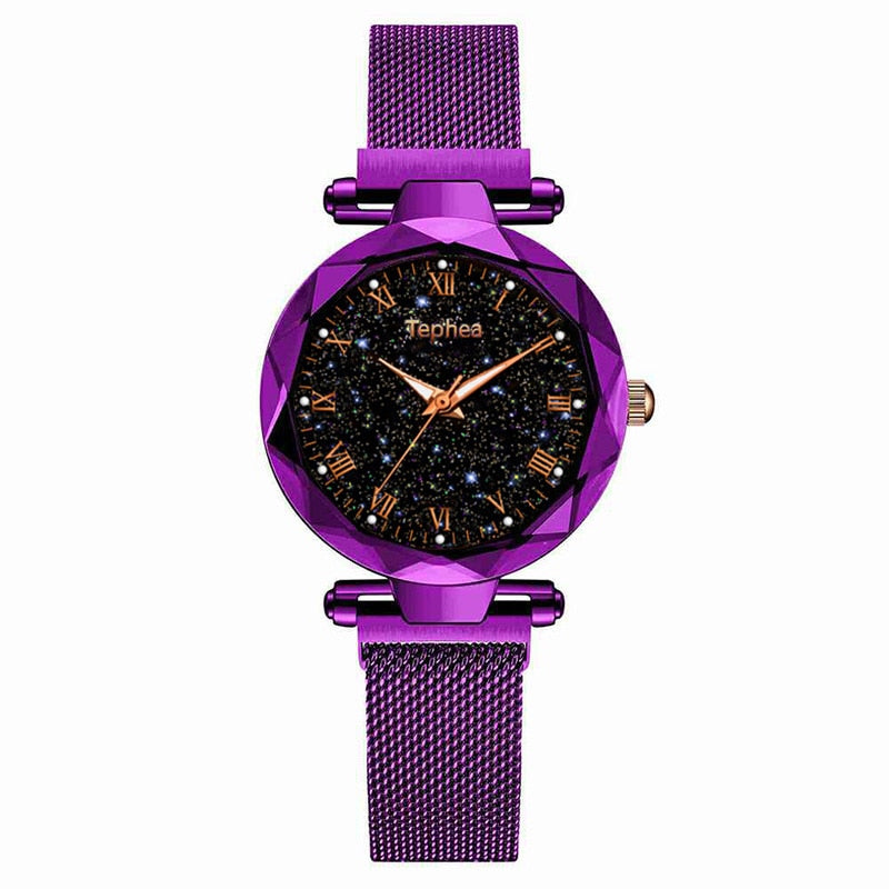 2021 Ladies Wrist Watch Starry Sky Magnetic Women Watch Luminous Luxury Waterproof Female Watch For relogio feminino Reloj Mujer