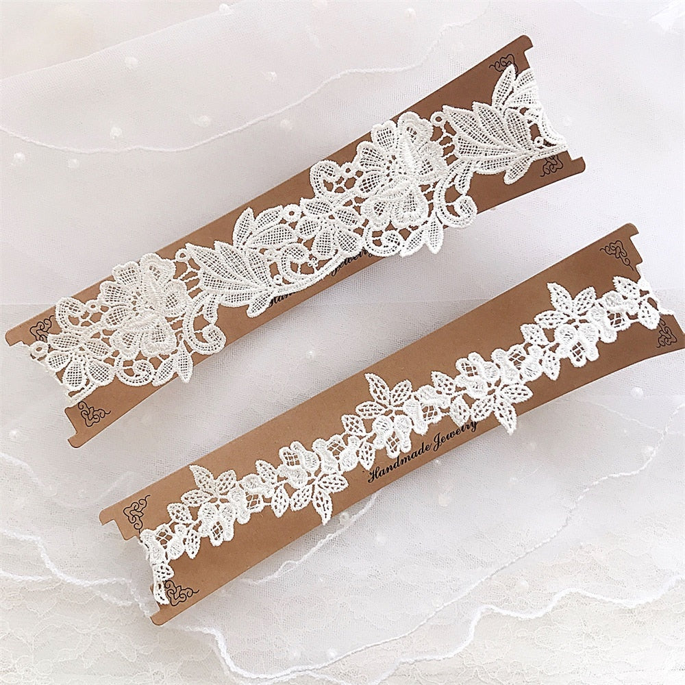 Womens Sexy Elastic Garters Girls Cosplay Lace Floral Thigh Ring Garter Bride Wedding Party Bridal Accessories Leg Garter Belt