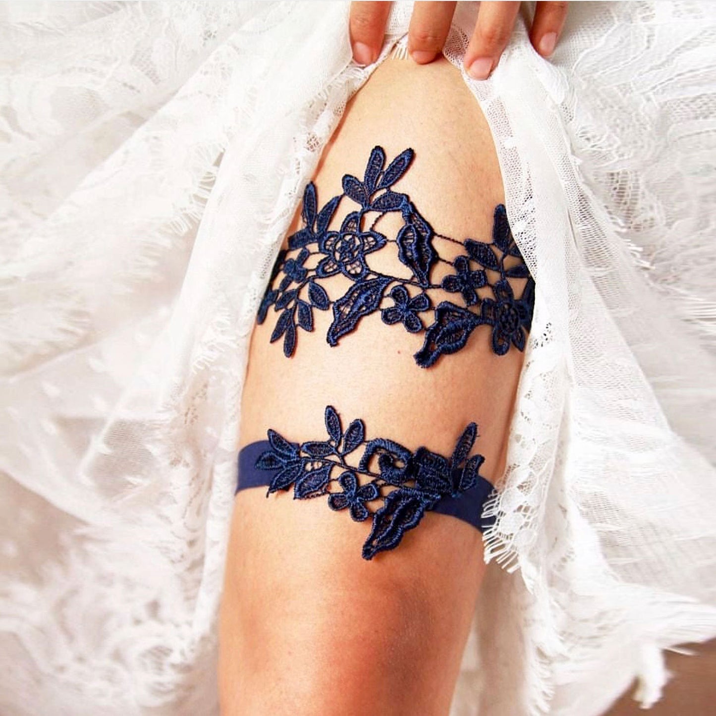 Womens Sexy Elastic Garters Girls Cosplay Lace Floral Thigh Ring Garter Bride Wedding Party Bridal Accessories Leg Garter Belt