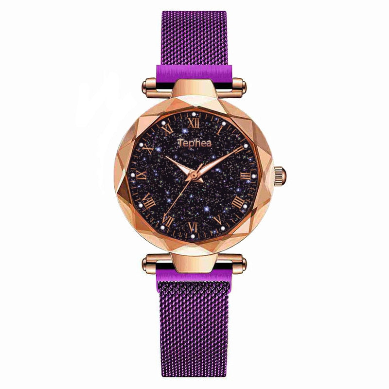 2021 Ladies Wrist Watch Starry Sky Magnetic Women Watch Luminous Luxury Waterproof Female Watch For relogio feminino Reloj Mujer