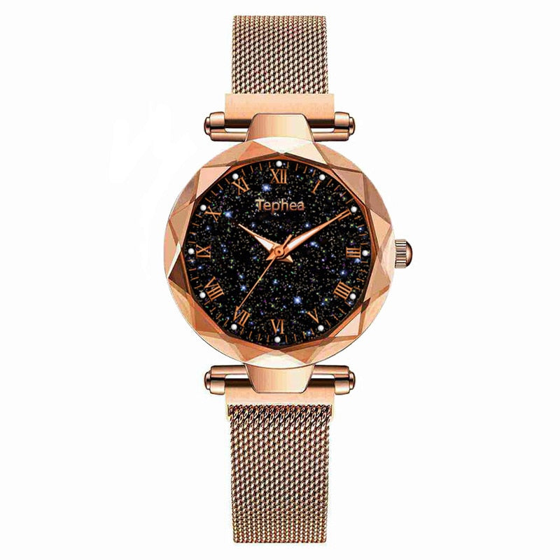 2021 Ladies Wrist Watch Starry Sky Magnetic Women Watch Luminous Luxury Waterproof Female Watch For relogio feminino Reloj Mujer