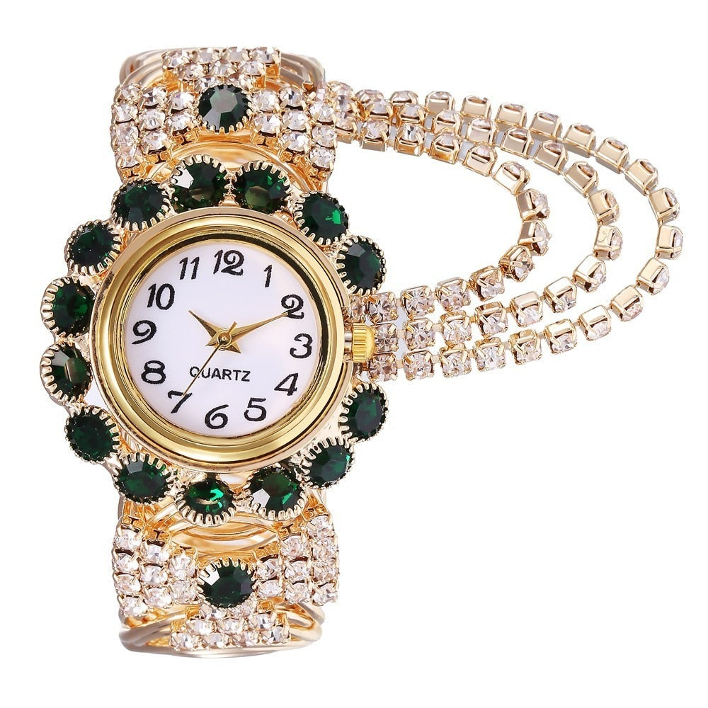 2021 Top Brand Luxury Rhinestone Bracelet Watch Women Watches Ladies Wristwatch Relogio Feminino Reloj Mujer Montre Femme Clock