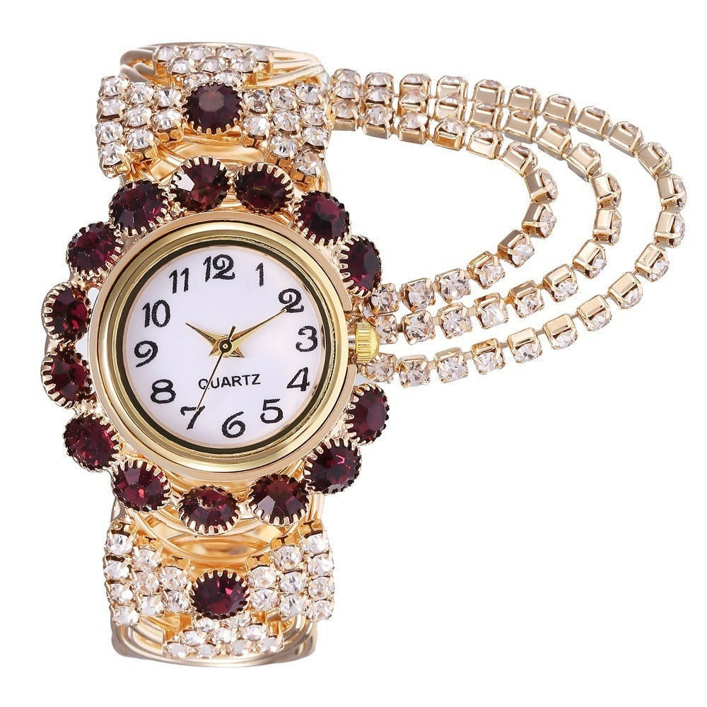 2021 Top Brand Luxury Rhinestone Bracelet Watch Women Watches Ladies Wristwatch Relogio Feminino Reloj Mujer Montre Femme Clock