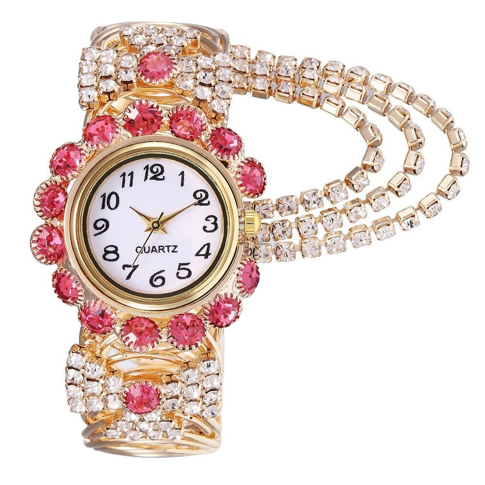 2021 Top Brand Luxury Rhinestone Bracelet Watch Women Watches Ladies Wristwatch Relogio Feminino Reloj Mujer Montre Femme Clock