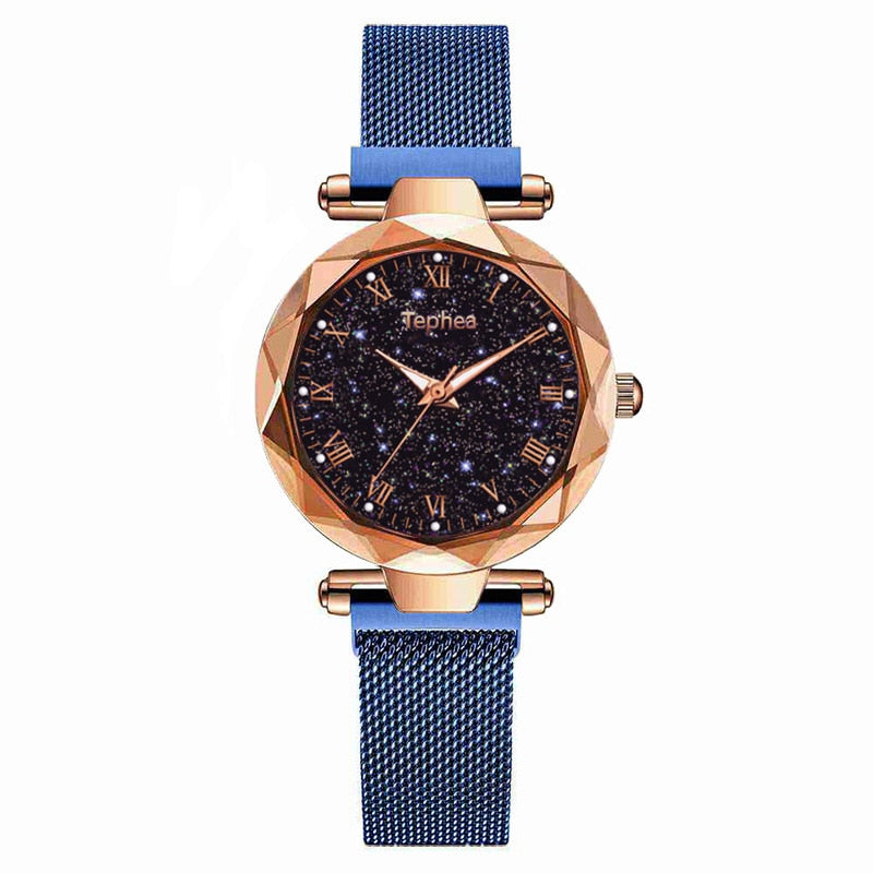 2021 Ladies Wrist Watch Starry Sky Magnetic Women Watch Luminous Luxury Waterproof Female Watch For relogio feminino Reloj Mujer